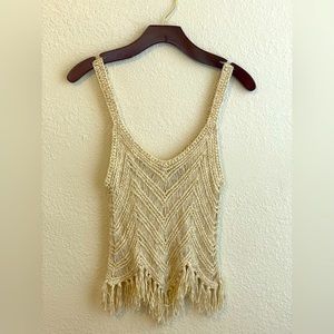 Alice and Olivia XS Fringe Tank